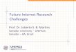 Future Internet Research Challengesimy.laureate.net/Faculty/webinars/Documents/Do Brasil para o mundo... · Future Internet Research Challenges ... content access, routing, quality