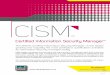 CISM - ITIL, PRINCE2, COBIT 5 Certification | ALC Hong the official ISACA CISM Review manuals and related presentation materials. ... Informix, VISA, Verisign, ... PRINCE2 for Project