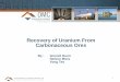 Recovery of Uranium From Carbonaceous Ores€¦ ·  · 2014-11-07Recovery of Uranium From Carbonaceous Ores 1 By : Grenvil Dunn Nelson Mora ... Process Role(s) ... •Variable weathering
