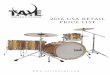 2016 Price List Project-1 - Taye Drums TAYE Drums USA Ret… · Timbales Premium All-Poplar Shells Galactic-Audition EFS™ Shell Technology Concert Tom 10R 12R 13S 10R 12R 8R 14S