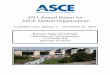2011 Annual Report for ASCE Student Organizations Report... · 2011 Annual Report for ASCE Student Organizations Calendar Year: January 1 – December 31, 2011 Kansas State University