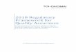 2018 Regulatory Framework for Quality Assurance Regulatory Framework for Quality Assurance Encompassing the institution’s Academic Statute, Academic Regulations, Quality Management