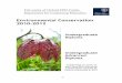 Environmental Conservation 2010-2012 - Department for … ·  · 2015-04-15in Environmental Conservation, 2010 – 2012 Contents page ... Environmental Conservation 2010 ... Organisational