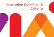 Innovation Definition & Criteriacimp.nd.edu/assets/155987/ivia_mod_1_innovation_definition_and...Recall: 10 Types of Innovation. Innovation radar: 12 dimensions of business innovation