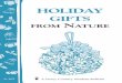 HOLIDAY GIFTS - storey.com · Holiday Gifts from Nature Storey Publishing Bulletin, ... Nature Prints ... izing your work in stages or doing it all in larger blocks of time