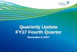 Quarterly Update FY17 Fourth Quarter - Investors | …investors.johnsoncontrols.com/~/media/Files/J/Johnson...7 Johnson Controls plc. – November 9, 2017 FY17 Fourth Quarter Earnings