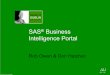 SAS Business Intelligence Portal · Intelligence Collaborative Synergies. Copyright © 2000 SAS EMEA Portal Approach: Aggregate Information Resources! Corporate announcements! 