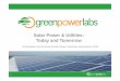 Solar Power & Utilities: Today and Tomorrow · Solar Power & Utilities: Today and Tomorrow ... SolarCity Introduces MyPower, a First-of-its-Kind Solar Loan Paid Back by the Sun “Solar