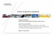 Solar Industry Update - Policy Integritypolicyintegrity.org/documents/FELDMANPanel7A_2014.pdf · EIA, Annual Electric Generation Report (data as of 2012). Solar, GTM/SEIA, U.S. Solar