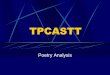 TPCASTT - Shelby County Schoolspodcasts.shelbyed.k12.al.us/lguin/files/2011/06/TPCASTT.pdf · What is TPCASTT? TPCASTT is a method to help you thoroughly understand a poem. ... PowerPoint