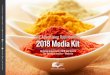 2018 Media Kit · 2018 Media Kit Editorial Calendars ... custom Web links in the digital issue. Reach More than 18,000 chefs and culinary ... 2/ 3 page $3,869 $3,675 $3,486 $3,098
