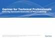 Gartner for Technical Professionals - IAMOhio · Gartner for IT Leaders — Workgroup Gartner for Technical Professionals Equips ... CIO or EA •Detailed project monitoring s