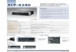 ACP-4340 Datasheet - Advantechadvdownload.advantech.com/productfile/PIS/ACP-4340/Product... · Indstrial Cassis Features ACP-4340 4U Rackmount Chassis for Full-size SHB/SBC or ATX/MicroATX