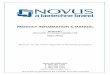 PRODUCT INFORMATION & MANUAL - Novus Biologicals · PRODUCT INFORMATION & MANUAL. ... on page seven of this manual. When stored appropriately, ... Sonicator Thermocycler. Thermocycling