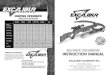 RECURVE CROSSBOW INSTRUCTION MANUAL€¦ · INSTRUCTION MANUAL RECURVE CROSSBOW EXCALIBUR CROSSBOW INC. 2335 Shirley Drive., Kitchener, Ontario, Canada N2B …