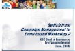 Switch from Campaign Management to Event based Marketing · Switch from Campaign Management to Event based Marketing ? KBC Bank & Insurance Eric Vandenbempt June, 2005