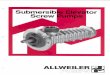 s1 - AFD Industries Inc. Home · The Allweiler three-rotor screw pump is a positive ... Allweiler Submersible Elevator Screw Pump Dimensional Drawing Series SUB 1 ... NET 17 23 38