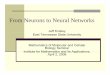 From Neurons to Neural Networks - Home | Institute for ... Neurons to Neural Networks Jeff Knisley East Tennessee State University Mathematics of Molecular and Cellular Biology Seminar