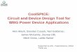 CoolSPICE: Circuit and Device Design Tool for WBG …neil/SiC_Workshop/Presentations_2016/04.1 2016... · Circuit and Device Design Tool for WBG Power Device Applications Akin Akturk,