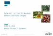 Palm Oil in the EU Market: Issues and Challenges · The EU landscape 2 Palm oil in the EU market: issues and challenges MAIN ISSUES AND CHALLENGES FOR PALM OIL Little knowledge and