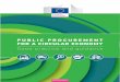 PUBLIC PROCUREMENT FOR A CIRCULAR ECONOMYec.europa.eu/environment/gpp/pdf/CP_European... · PUBLIC PROCUREMENT FOR A CIRCULAR ECONOMY ... Europe Direct is a service that answers your