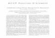 ACCP PQSITIQN STATEMENT PQSITIQN STATEMENT ... (1983) and expands the types of practice sites to ... antiinflammatory preparations; otic antifungals