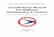 Jurisdictional Manual For Highway Maintenance & Control · 5.0 Jurisdictional Process Flowchart ... apportion the jurisdiction for highway maintenance and control in ... Jurisdictional