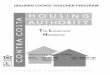 HOUSING CHOICE VOUCHER PROGRAM Handbook.pdf · HOUSING CHOICE VOUCHER PROGRAM . T HE L ... discrimination in housing because a person has ... The family must supply any information