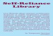 Self-Reliance Library - Temporary Services · is an autonomous reading and creating library. It is a collection of older books and reference materials that Temporary Services has