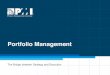 Portfolio Management - PMI-NACpmi-nac.org/images/downloads/2016_Meeting_Presentations/pfmp...Overview of Portfolio Management •Strategy & Strategic Initiative Management •Portfolio