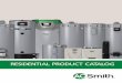 RESIDENTIAL PRODUCT CATALOG - Water Heaters · RESIDENTIAL PRODUCT CATALOG. 1 ... ProLine® Master electric products are ... our signature formula to best meet the
