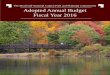 The Maryland-National Capital Park and Planning … · The Maryland-National Capital Park and Planning Commission Adopted Annual Budget ... Commission Adopted Annual Budget Fiscal
