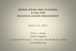 MORAL INJURY AND VETERANS: A CALL FOR … · MORAL INJURY AND VETERANS: A CALL FOR RELIGIOUS LEADER ENGAGEMENT March 21, 2017 Chris J. Antal Staff Chaplain Corporal Michael …