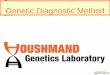 Genetic Diagnostic Method - انجمن علمی دکترای علوم ... to generate a case report with probability of a random match to an unrelated individual STR Typing DNA separation