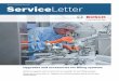 Bosch Packaging Services ServiceLetter - g-m.it · 2 | Bosch Packaging Services ServiceLetter Rotary valve pump – pump cylinder made from one piece Rotary valve pumps made of zirconia