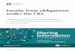 Family Trust obligations under the CRS - Inland Revenue · Family Trust obligations under the CRS Helping you with the Common Reporting Standard as: 1. ... treated as an account holder