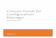 Cireson Portal for Configuration Manager - Microsoft Portal... · Cireson Portal for Configuration Manager, ... order to have access to the SMS Provider. Also, if the Portal will