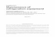 Supplement 9 Maintenance of refrigeration equipment - … · Maintenance of refrigeration equipment ... This technical supplement provides guidance on the maintenance of cold chain