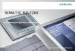 SIMATIC S7-1200 - atec.pt · Num sistema de engenharia integrada - STEP 7 Basic V10.5 inclui WinCC Basic para SIMATIC S7-1200 e HMI Basic Panels Orientada para tarefas, inteligente