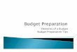  · Title: Microsoft PowerPoint - Number3 Budget Preparation.ppt [Compatibility Mode] Author: fh01 Created Date: 2/18/2008 11:10:11