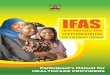 IRON AND FOLIC ACID SUPPLEMENTATION - K4Health · Participant’s Manual for HEALTHCARE PROVIDERS IRON AND FOLIC ACID SUPPLEMENTATION FOR PREGNANT ... Benefits of Iron and Folic Acid