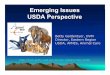 Emerging Issues USDA Perspective - OER Home Page | … · Emerging Issues USDA Perspective ... • Inspection reports • Annual Reports 