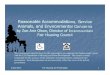 Reasonable Accommodations, Service Animals, … 2014 RAR SA April FH...Reasonable Accommodations, Service Animals, and Environmental Concerns ... speech, hearing impairments ... While