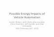 Possible Energy Impacts of Vehicle Automation - CEDM · Possible Energy Impacts of Vehicle ... The emergence of intelligent and autonomous vehicles ... (2014). “An Analysis of Possible