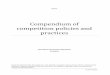 Compendium of competition policies and practices · The ICAO Secretariat has developed this compendium of competition policies and practices in force nationally and regionally. This