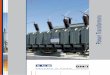 Power Transformers - OTC Services Inc. Products • Power transformers from 5 to 140 MVA up to Um 245 KV ONAN / ONAF / OFWF / OFAF 16 2/3 Hz / 50 Hz / 60 Hz • Oil chokes • Single