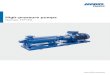 High-pressure pumps - Series HP49 - ANDRITZ GROUP · 3 Description / Application Multi-stage high pressure pumps for water supply, irrigation and industrial applications, for hot