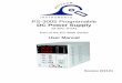 PS-3005 Programable DC Power Supply - Wavecom … Manu… · PS-3005 Programable DC Power Supply (0-30V, 0-5A) Part of the PS-3000 Series User Manual ... In the constant voltage mode