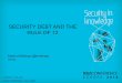SECURITY DEBT AND THE RULE OF 72 - RSA … ID: SPO Session Classification: Martin McKeay (@mckeay) Akamai -W08 Intermediate SECURITY DEBT AND THE RULE OF 72 Presenter Logo #RSAC What
