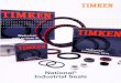 National Industrial Seals - tristate-bearing.com · Sealing Solutions Custom Made Overnight Timken offers cost-effective and quick sealing solutions that help reduce downtime and